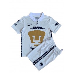Camisola Pumas UNAM Criança Equipamento Primeiro 2021-2022 Manga Curta